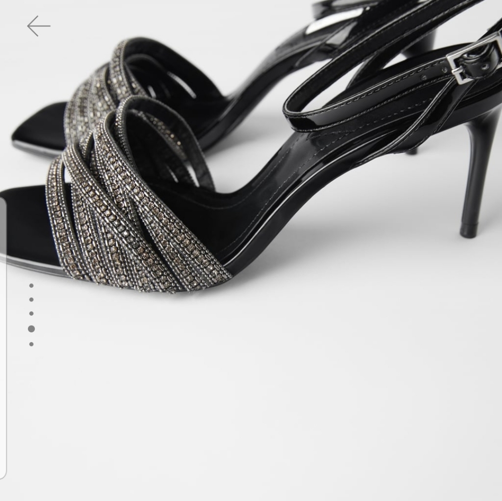 Sparkly Beaded Heel sandals
